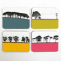 Rural Landscape Table Mat And Coaster Set Of Eight, thumbnail 11 of 11