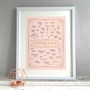 Personalised Art Deco Wedding Guest Book Print, thumbnail 1 of 4