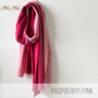 Personalised Cashmere Blend Ombre Scarf, thumbnail 5 of 11