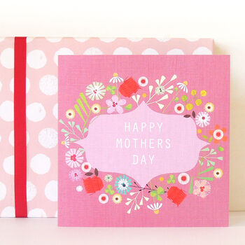Floral Mother's Day Motif Card, 5 of 5