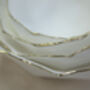 Set Of Four Geometric Faceted Fine China Bowls, thumbnail 5 of 5