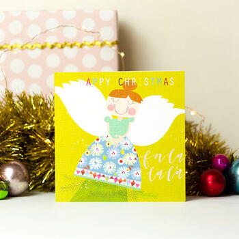 Christmas Tree Top Angel Card, 5 of 5