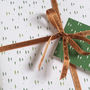 Tiny Christmas Trees Green Wrapping Paper, thumbnail 12 of 12
