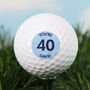 Personalised Big Age Golf Ball, thumbnail 3 of 8