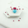 Turquoise And Ruby Necklace In Sterling Silver, thumbnail 1 of 3