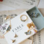 Deco Butterfly Blue Necklace, thumbnail 5 of 7