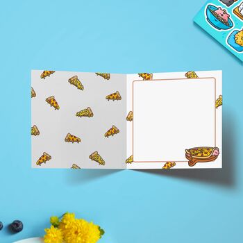 Pizza Card | Cute Greeting Cards, 2 of 4