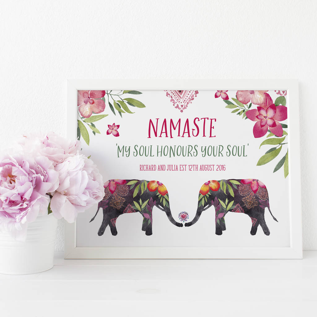 Engagement Gift Namaste, 1 of 4