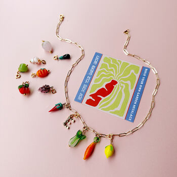 Build Your Own Veggie Patch Charm Necklace, 7 of 11