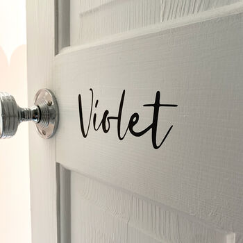 Personalised Name Door Sticker, 5 of 7