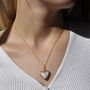 30th Birthday Crystal Heart Pendant Necklace Gift For Her, thumbnail 2 of 7