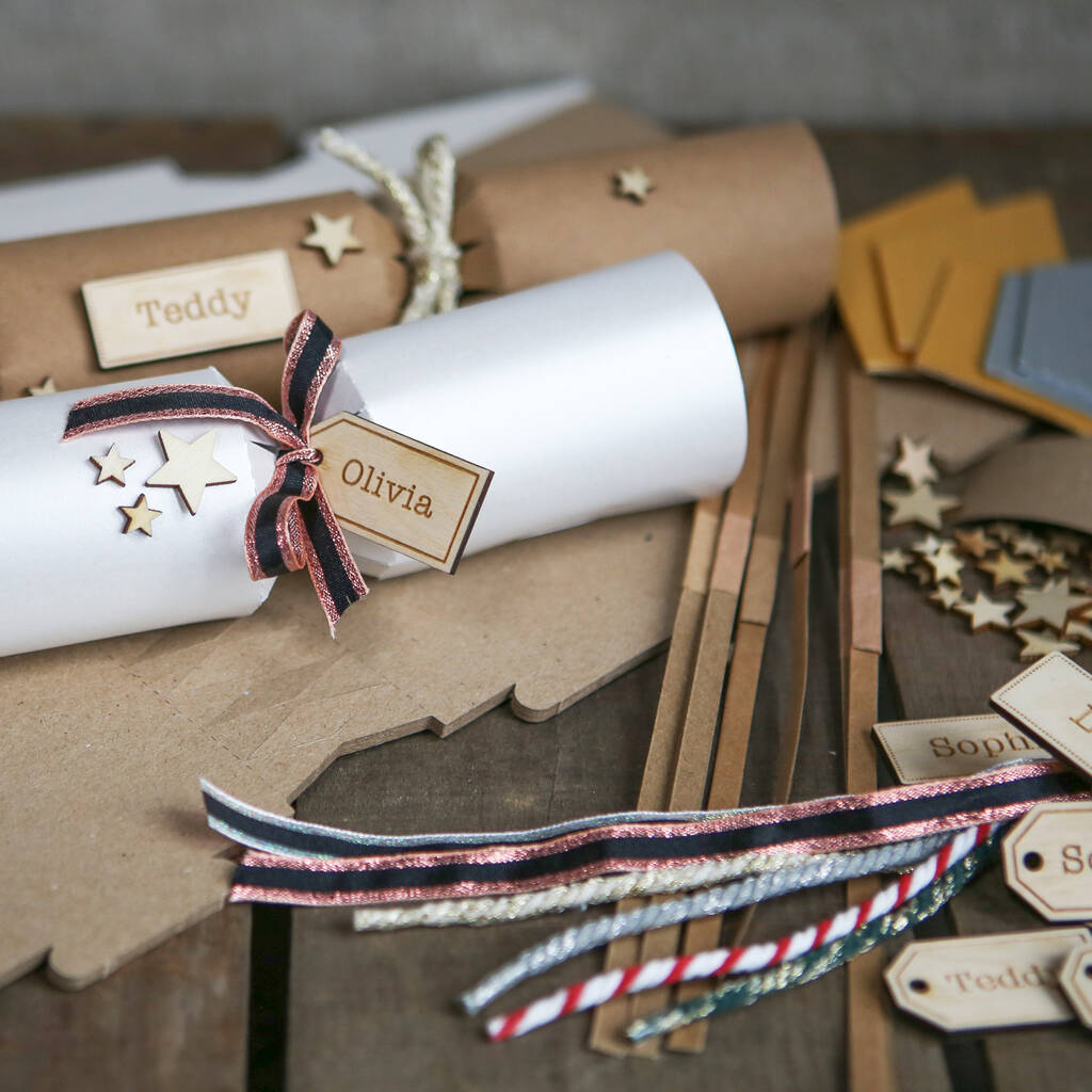 Personalised Diy Fill Your Own Christmas Cracker Kit, 1 of 6
