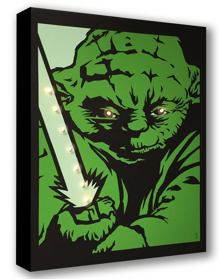 Star Wars 'pop Art' Light Up Canvas By The Letteroom