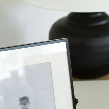Black Fine Easel Photo Frame, 6 of 6
