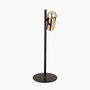 Black And Rose Gold Metal LED Table Lamp, thumbnail 7 of 11