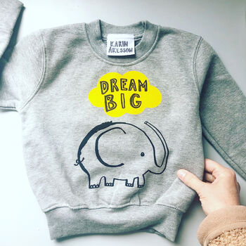 Dream Big Elephant Sweatshirt, 2 of 3