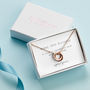 Rose Gold Plated 30th Birthday Necklace, thumbnail 2 of 4