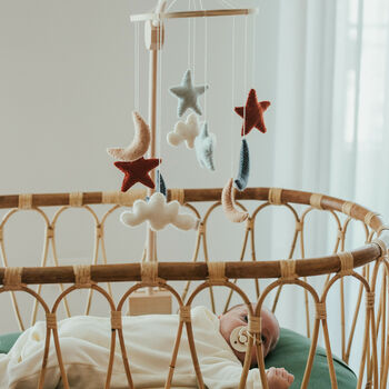 Moon, Star And Cloud Baby Mobile, 4 of 7