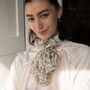 Meadow Creatures Marshmellow Yellow Square Scarf, thumbnail 1 of 3