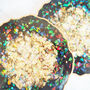 Monochrome Geode Resin Coaster Set, thumbnail 2 of 6