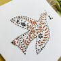 Personalised Luxury Handmade Dove Christmas Card, thumbnail 4 of 7