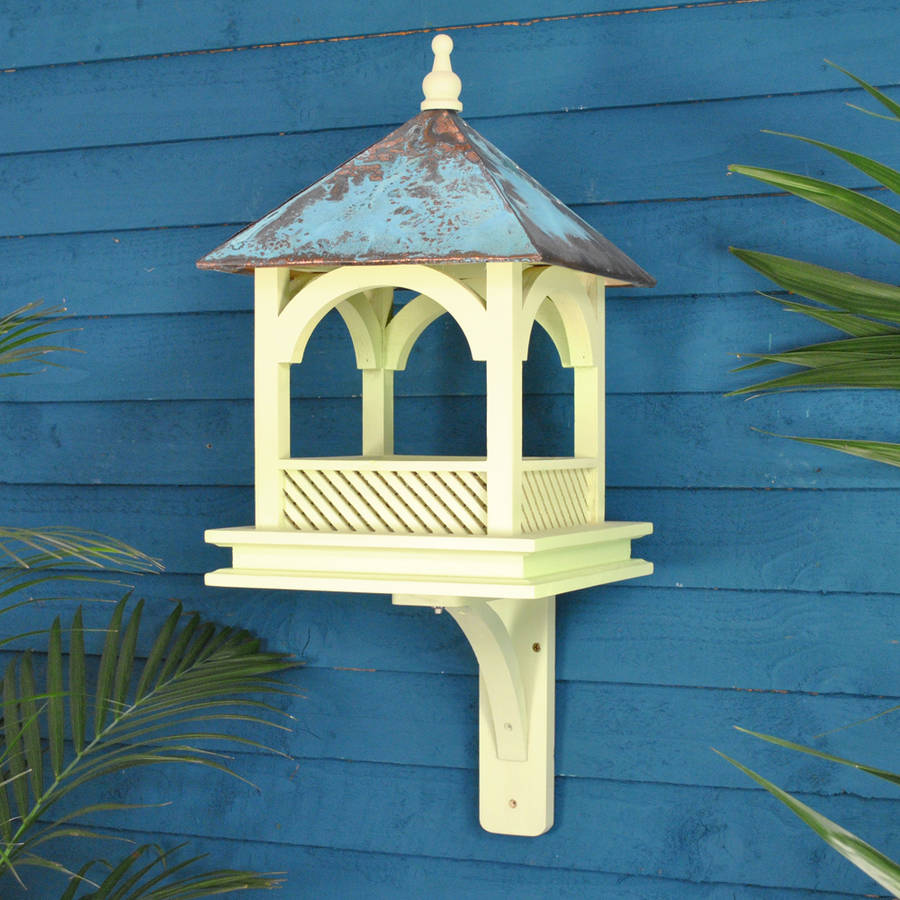 Large Chelsea Wall Mounted Bird Feeder Table By Garden Selections