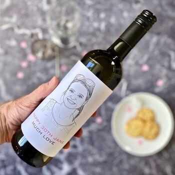 Personalised Portrait Wine Labels, 2 of 4