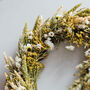 Natural Dried Flower Wreath, thumbnail 2 of 3