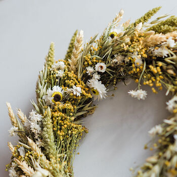 Natural Dried Flower Wreath, 2 of 3
