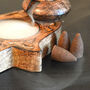 Personalised Wooden Hamsa Design Backflow Burner, thumbnail 2 of 6