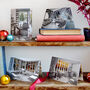 Retro Christmas Cut Out Window Greetings Cards Set, thumbnail 1 of 12