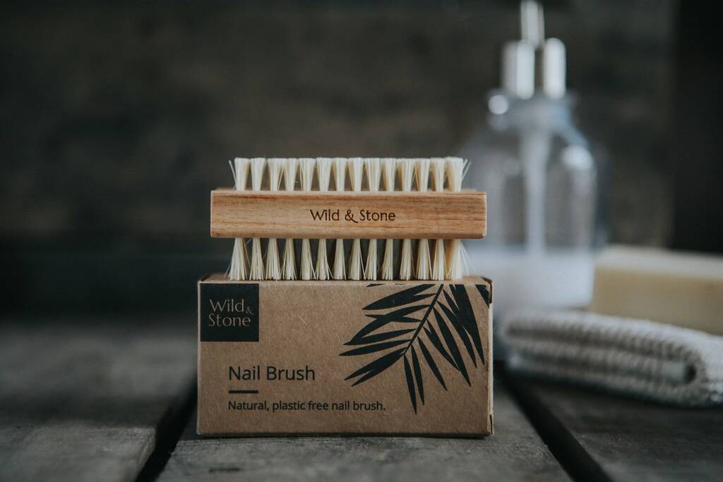 Natural Bristle Nail Brush, 1 of 3