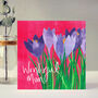 Pink Crocus Mother's Day Card, thumbnail 6 of 8