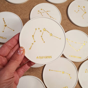 12 Different Zodiac Sign Coaster, 2 of 9