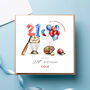 Personalised Baseball Lover Birthday Card, thumbnail 1 of 2