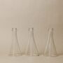 Set Of Three Wine Bottle Candlesticks With Candles, thumbnail 3 of 12