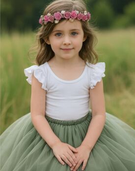 Enchanted Ruffle Tutu In Apple Green, 10 of 11