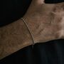 Box Chain Silver Bracelet, thumbnail 1 of 8
