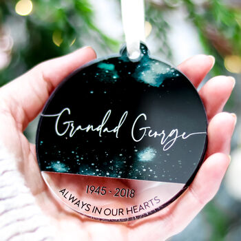 Memorial 'Always In Our Hearts' Remembrance Ornament, 4 of 7