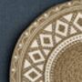 Round Placemats, Boho Print Cotton Coffee Table Mat, thumbnail 3 of 12