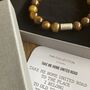 Men's Manchester United Football Fan Tiger's Eye Bracelet, thumbnail 3 of 6