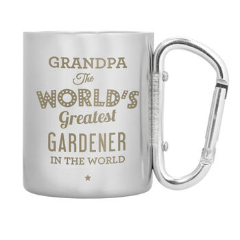 Personalised 'The World's Greatest' Stainless Steel Mug, 4 of 4