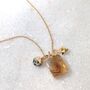 The Trio Citrine Necklace, thumbnail 1 of 8