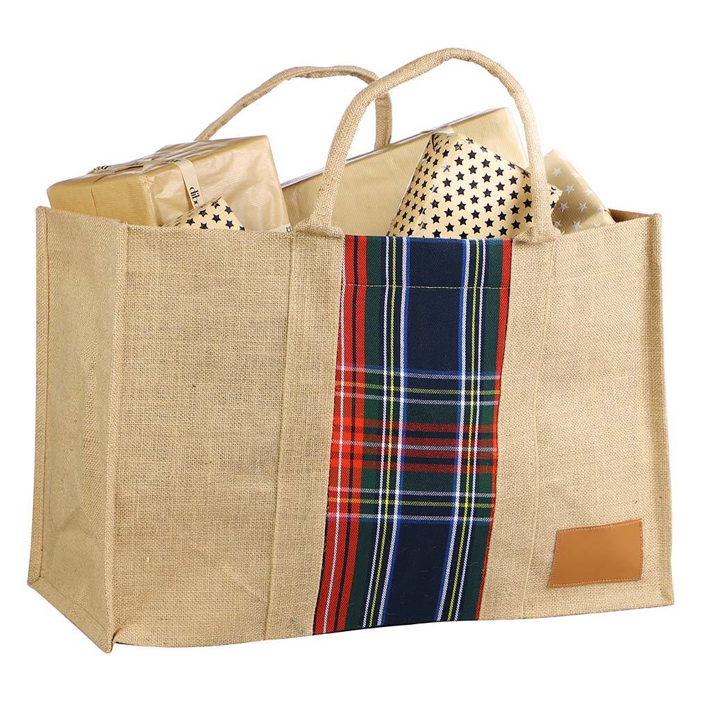 Personalised Large Jute Gift Bag By Dibor | notonthehighstreet.com