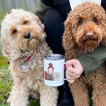 Personalised Dog Mum Insulated Travel Mug, 2 of 12