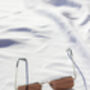 Brown Nose Bridge Angular Rectangle Aviator Sunglasses, thumbnail 5 of 9