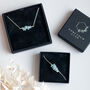 Sterling Silver Aquamarine Birthstone Necklace, thumbnail 5 of 6