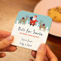 Milk For Santa Personalised Christmas Coaster, thumbnail 1 of 4