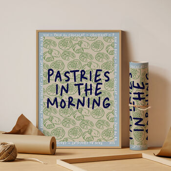Pastries In The Morning Colourful Art Print, 2 of 2