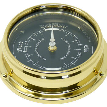 Prestige Solid Brass Tide Clock, 6 of 11